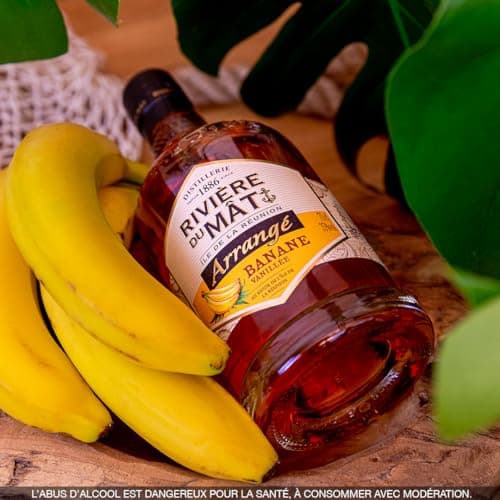 RIVIÈRE DU MÃT Arrangé Banane Vanillée 70 cl 35°