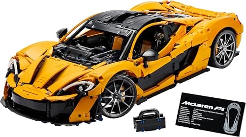 LEGO Technic McLaren P1 - Kit Maquette Hypercar pour Adultes - Idée Cadeau pour Les Passionnés de Voitures - Objet Collector à Échelle Réduite - Réplique de Voiture de Course 42172