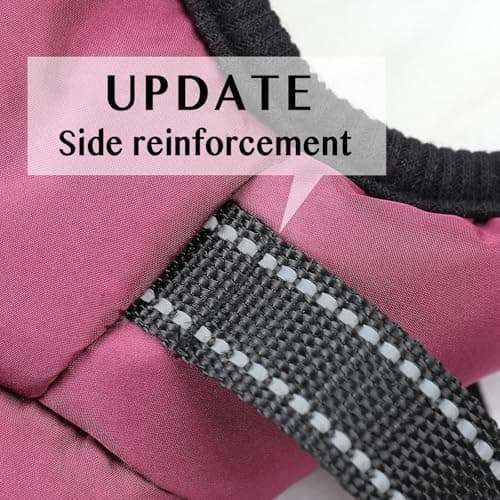 Aiboria Manteau d'hiver pour Chien Coupe-Vent Imperméable 2 en 1 Chiot Petit Gilet avec Harnais Veste Chaud Rembourré pour Chien Manteaux Imperméables pour Chiens Vêtements d'hiver pour Chiens