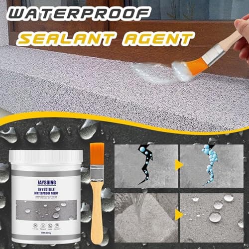 Agent Anti-Fuite Étanche 300g, Liquide Étanchéité Transparent, Waterproof Anti-Leakage Agent, Réparation des Murs, Pour Salle de Bain, Toilettes, Carrelage, Murs, Toit(C)