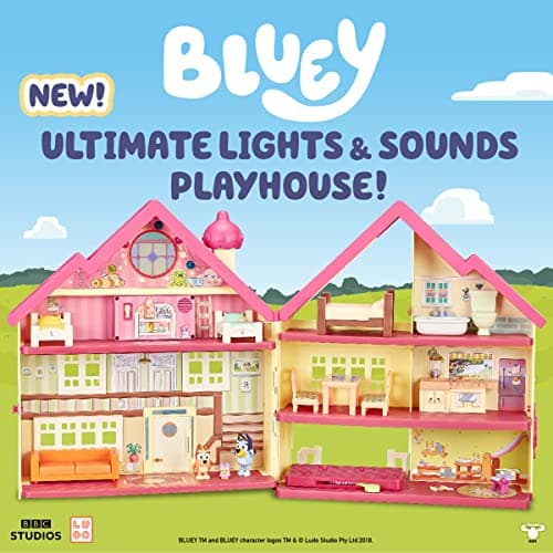 BlueY Maison de (lumières et Sons) avec Accessoires et Deux Figurines articulées