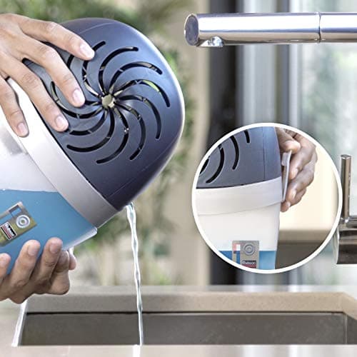 Rubson AERO 360° TAB, recharges en tabs neutres pour absorbeur d'humidité, ultra absorbantes et anti odeurs recharges pour déshumidificateurs AERO 360°, 6 x 450 g, 2.70