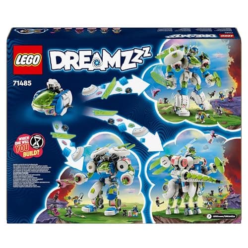 LEGO DREAMZzz 3-en-1 Mateo et Z-Blob, le Robot Chevalier - Set à Construire et à Transformer avec Créatures pour Enfants - Cadeau pour Garçons et Filles à Partir de 10 Ans - Inclut 3 Modes Robot 71485