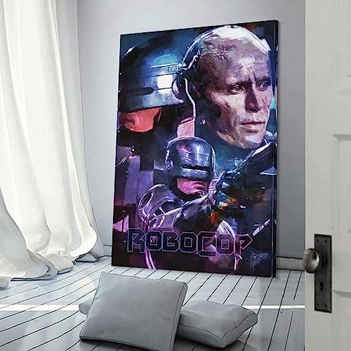 BAOCE Poster de film RoboCop (16) - Impression sur toile - Esthétique - 40 x 60 cm
