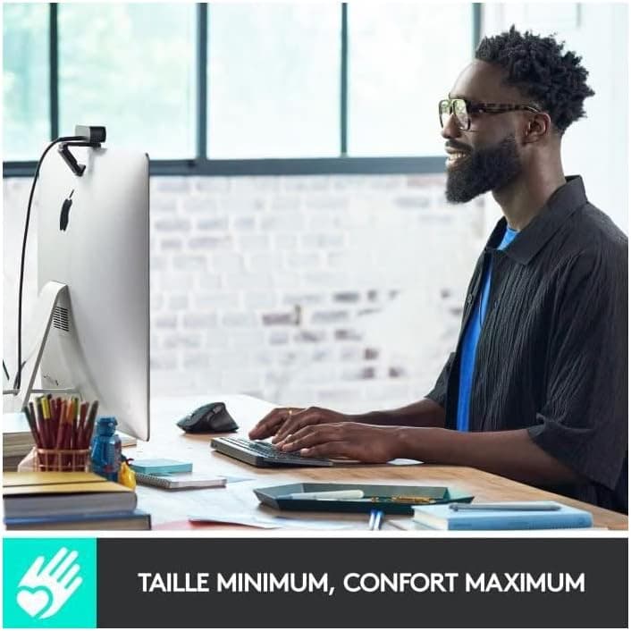 Logitech MX Keys Mini Minimaliste Clavier sans Fil Illuminé | Compact, Bluetooth, Rétroéclairé, USB-C, macOS, iOS, Windows, Linux, Android, Construction métal - Gris foncé