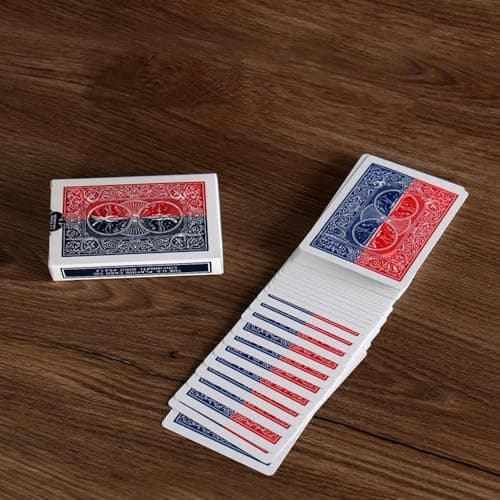1 deck 52 nuances de rouge V1 Shin Lim, tour de magie pour magiciens professionnels, gros plan, gadget