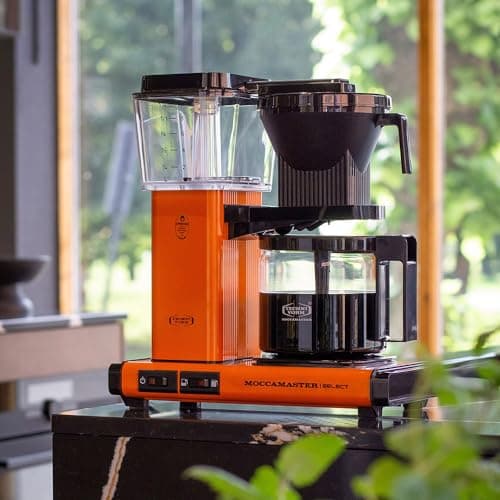 Moccamaster KBG Select, Cafetiere, Cafetiere Filtre, 1.25 Litre, Orange