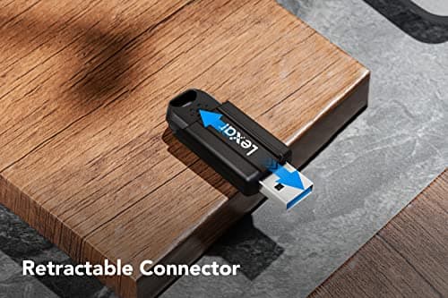Lexar JumpDrive S80 Clé USB 32 Go, Cle USB 3.2, Jusqu'à 130 Mo/s en Lecture, Mémoire Stick, JumpDrive pour Ordinateur Portable/PC/Voiture (LJDS080032G-BNBAG)
