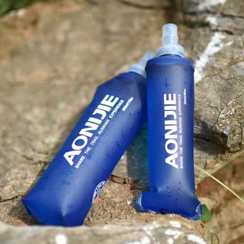 TRIWONDER Gourde Souple Pliable Running Bouteille d'eau | Flasque, Poche Hydratation, Réservoir d'eau, Sport Utilisation en Extérieur
