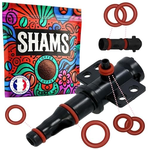 KIT 6 Joints TORIQUE D'ÉTANCHÉITÉ Remplacement SOUPAPE Valve DE Support, Valve D’ÉCOULEMENT, Embout Tubulure D’ÉCOULEMENT | Compatible avec Les Machine A CAFÉ Philips SAECO SPIDEM GAGGIA ETC...