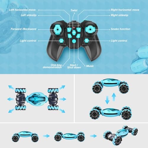 Dislocati Voiture Télécommandée, Jouet Enfant 6 7 8 9 10 11 12 Ans Garcon Voiture Telecommandé Adulte Drift Tout Terrain Jeux Enfant 6-12 Ans Cadeau Garcon 6-12 Ans Voiture Enfant Téléguidé Voiture