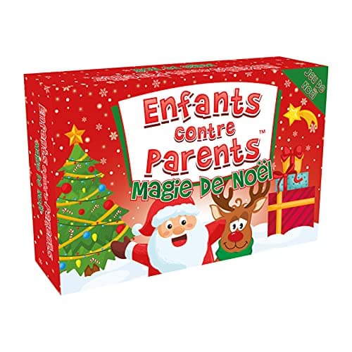Jeu Jeu de Noël Jeu Éducatif Jeu de Plateau Quiz pour Enfants pour la Famille Jeu de Société Enfants Contre Parents Magie de Noël dès 6 Ans