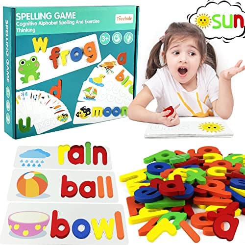 Puzzle Alphabet en Bois Enfant Jouet Bebe Montessori ABC Puzzles Chiffre Lettre Jeu pour Apprendre Lettres a Lire Jeux Educatif 3 4 5 6 Ans Tableau Apprentissage Lecture pour Bébé Garcon Fille