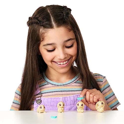 Little Live Pets Nourris et occupe-toi de Lil’ Bunny dans Le clapier pour Qu’Elle devienne Maman !