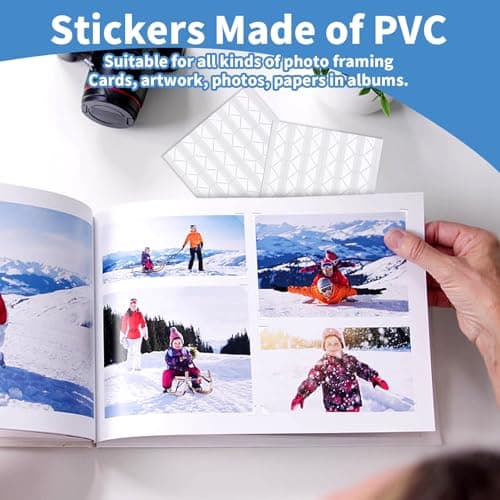 Lot de 1020 Coins Adhesifs Photos, Coin Photo Autocollant pour Photos & Scrapbooking, Parfaits pour Albums Photos Cartes & Loisirs Créatifs, Faciles à Appliquer, Idéal pour Préservation de Souvenirs