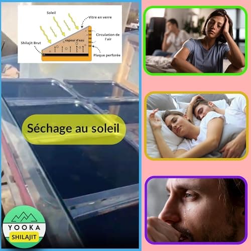 YOOKA Shilajit naturel ARTISANAL LIQUIDE 60ML OR pure Himalaya. 70% ACIDE FULVIQUE, +85 minéraux, 12% acide humique. Séchage soleil 60j, purifiée 40 fois. CERTIFICATION ALIMENTAIRE FRANCE