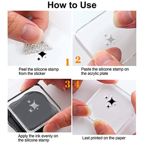 PandaHall Lettre Tampons Transparents Alphabets AZ Tampons Transparents Nombre Tampon en Silicone Tampon en Caoutchouc pour la Fabrication de Cartes de Vacances Journaling Album Photo Scrapbooking