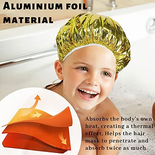 Bonnet Cheveux Soin, Hillylolly Bonnet de Soin Cheveux, Bonnet Coiffure Chauffant, 10 Pièces Bonnet Auto Chauffant, Pour Salon De Coiffure De Spa