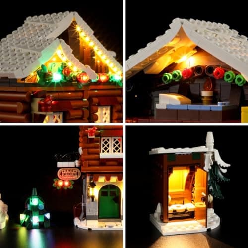 LIGHTAILING Kit d'éclairage LED pour Lego- 10325 Chalet Alpin Modèle de Blocs de Construction - Jeu de lumière LED Compatible avec Le modèle Lego (Non Incluso nel Modello)