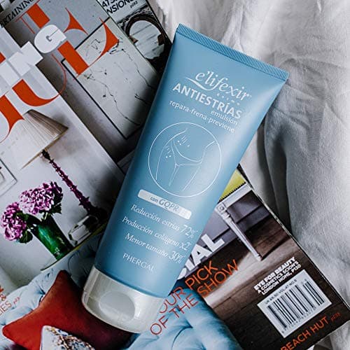 Elifexir Crème Anti-vergetures Répare, Prévient et Élimine les Vergetures et Cicatrices + Élasticité, Hydratante - 200 ml