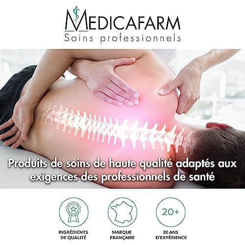 MEDICAFARM - Huile de massage à l'arnica - Aide à soulager les douleurs articulaires et musculaires - Lot de 3