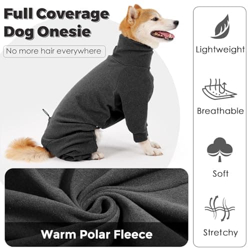 Dotoner Manteau pour Chien à Quatre Pattes Vestes pour Chien Polaire Coupe-Vent Pull Vêtements Chien Manteaux d'hiver pour Chiens de Petite,Taille pour l'intérieur et l'extérieur