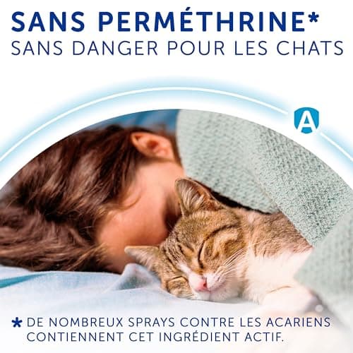 Allergoff Spray Anti Acariens pour Matelas et Textiles sans poison - Lutte efficace contre Acariens - Produit anti acarien contre Pollens, Moisissures et Allergènes d'animaux
