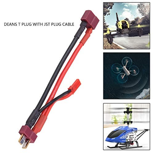 Deans T Plug avec JST Plug câble d'alimentation 18AWG Fil pour Bateau Voiture Avion RC Accessoires D'AéromodélismeAccessoires pour modèles réduits d'avions