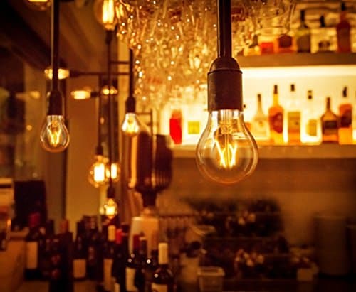 Emotionlite E14 LED Ampoules, Ampoules à incandescence à LED, 4W (Equivalent 40W), E14 Candélabre, Ambre Glow, 2200K, Paquet de 6 (P45 2200K)