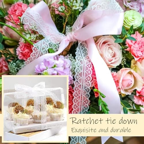 Ruban de Dentelle Blanc Beige Vintage À Coudre 6 Rouleaux Ruban en Dentelle Vintage Dentelle Blanche Coton Ruban Dentelle Vintage Diy Dentelle Ruban Adhésif pour Mariage Décoration de Table