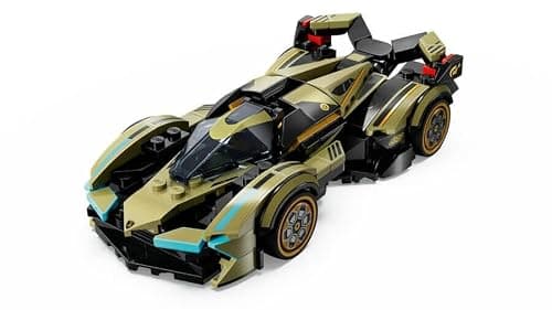 LEGO Speed Champions Lamborghini Lambo V12 Vision GT Super Car - Réplique de Véhicule Jouet - Modèle à Construire - Cadeau pour Enfants Garçons et Filles de 10 Ans et Plus et Fans de Jeux Vidéo 76923