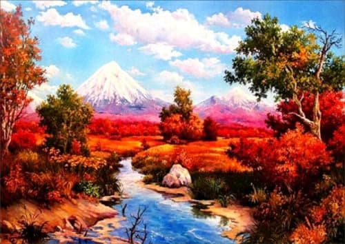 Diamond Painting Kit Broderie Diamant Personnalisé Paysagepeinture Diamant Adulte 30X40Cm Décoration Murale De La Maison