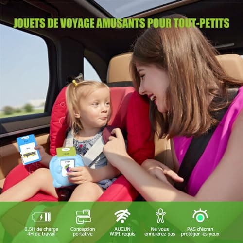 Cartes Flash Parlantes Cartes éducatives pour Enfants Talking Flash Cards 112 Feuilles 224 Mots De 3+ Ans Montessori Jouets éducatifs pour Enfants Cadeaux d'anniversaire pour Enfants(Bleu)
