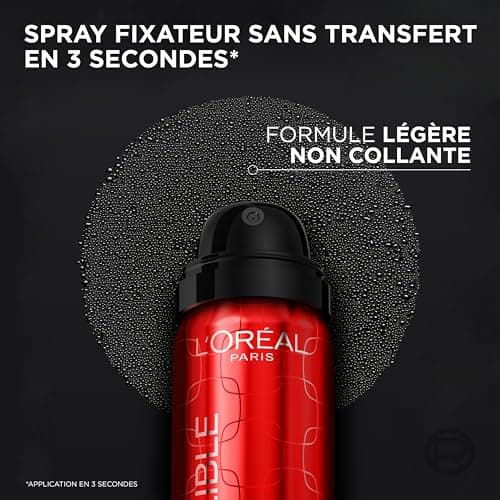 L'Oréal Paris - Spray Fixateur de Maquillage Infaillible - Résistant à l'Eau - Tenue Jusqu'à 36h - 75 ml