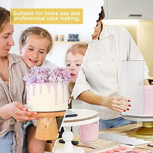 AFASOES 3Pcs Grattoir à Gâteau en Acrylique Transparent Peignes de Décoration de Gâteau Decoration DIY Cake Scraper Gâteau Grattoir Peigne Grattoir à Gâteau en Acrylique pour Crème Gâteau Pâtisserie