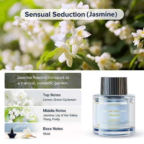 Ceeniu Recharge de Parfum Dédiée F26/F39-45 ml - Peut être Utilisée pendant 2 à 6 Mois - Fabriquée avec des Extraits de Plantes Naturelles - Parfum Importé de France -Rêve de Jasmin