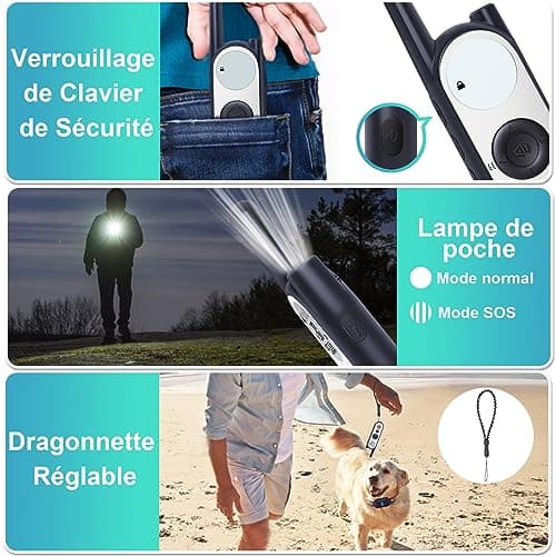 Clôture Électronique pour Chien,8M à 1050M Ajustable Clôture avec Télécommande de Dressage,Résistant à L’Eau Collier de Dressage pour Chiens de Moyennes et Grandes
