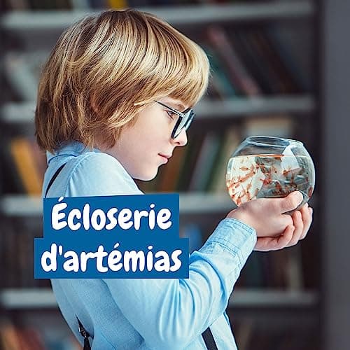 Science4you Artemia Créatures Aquatiques (Famille de Triops) Kit - Jouet Experiences scientifiques Enfants 5 6 7 8+ Ans - Créer Un écosystème pour Les Dragons d'eau Animaux Marins avec Petit Aquarium
