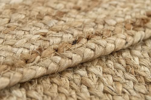 HAMID - Tapis Naturel, Alhambra Tapis Couleur Naturelle, Tressé à la Main, pour Salon, Salle à Manger, Chambre, Couloirs, Couleur Naturelle (200x300cm)