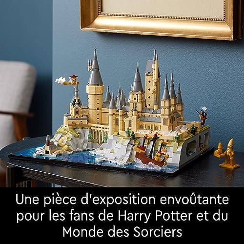 LEGO Harry Potter Le Château et Le Domaine de Poudlard, Grande Maquette à Construire pour Adultes, Incluant Les Lieux Iconiques : Tour d'Astronomie, Grande Salle, Chambre des Secrets et Autres 76419