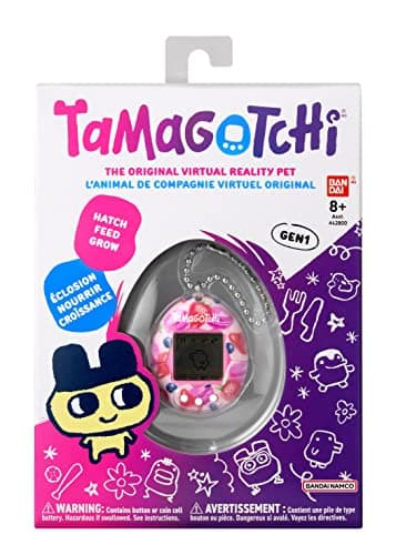 Bandai - Tamagotchi - Tamagotchi Original - Berry Delicious - Animal électronique virtuel avec écran Couleur, 3 Boutons et Jeux - Jouet Animal interactif en Français - Jouet Enfant 8 Ans et + - 42971