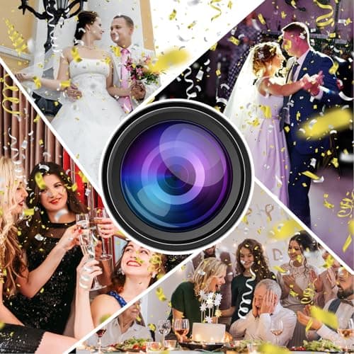FePen Canon Confettis*10, Canon Confettis Mariage, Confettis Anniversaire, Canon à Confettis pour Mariage, Fête, Anniversaire, Célébrations (Champagne)
