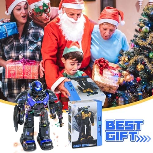 FORMIZON Robot pour Enfants 5-10 Ans, Robot Télécommandé Intelligent, Jouet Robot Programmable Combat Chant Danse, Créatifs Cadeaux Anniversaire pour Garçons et Filles 6-14 Ans (Violet)