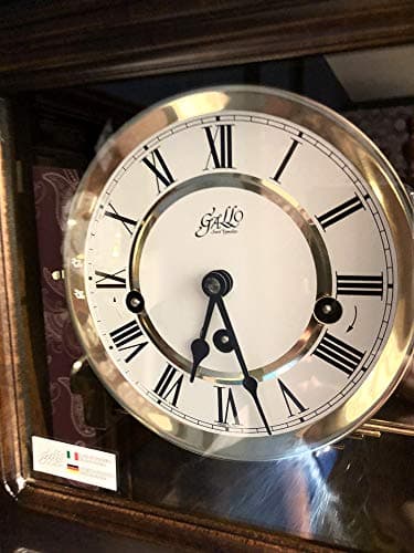 Relojesdeco, Gallo 0216EDIN50710 Horloge murale mécanique. Machines de la prestigieuse marque allemande Hermle Horloge à pendule, 66 cm, sonnerie Westminster, pièces, chaussettes et entières avec