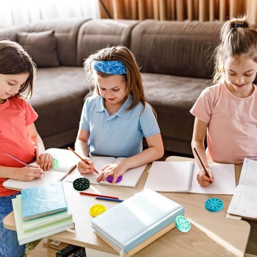 ACTOYS Math Fidget Spinners, 9 Pièces Math Fact Fidget Spinners, Spinner Sensoriel à Main pour Soulager Anxiété, Jouets Éducatifs pour Étudier Addition/Soustraction de Faits Mathématiques