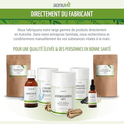 Sanuvit® - NAC | 180 capsules | N-acétyl-L-cystéine | Haute biodisponibilité et tolérance | Végétalien