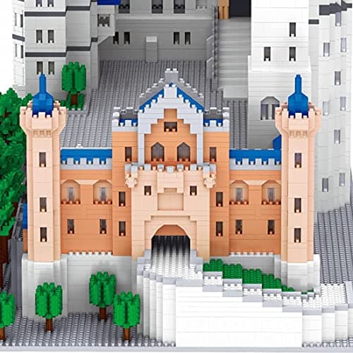 Kit de construction de château d'architecture technique Neuschwanstein 11810 - Kit de construction - Jouet éducatif pour enfants et adultes - Compatible avec la grande marque Technic
