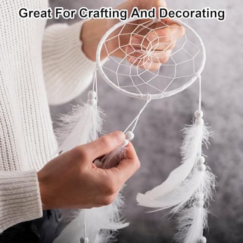 Paquet De 600 Plumes Blanches Artisanales, Plumes Pour Travaux Manuels, Plumes D'Oie Naturelles, Pour Attrape-RêVes, Mariages Et Projets D'Artisanat, Costumes, Sacs, DéCoration De Boucles D'Oreilles