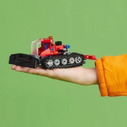 LEGO 42148 Technic La Dameuse, 2-en-1, Jouet de Maquette Véhicule, avec Motoneige Hiver, Jouet Éducatif, Garçons et Filles dès 7 Ans, Idée de Cadeau