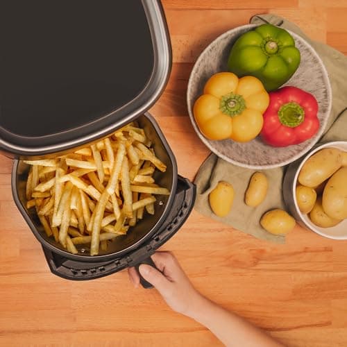 Cecotec Friteuse à Air sans Huile de 3,5 L Cecofry Fantastik 3500. Air Fryer. 1200 W, Digitale, Tactile, Technologie PerfectCook, Design Moderne et Compact, 9 Modes, 80-200oC, 0-60 Minutes
